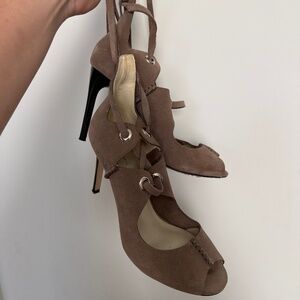 Karen Millen Suede Lace up Heels
